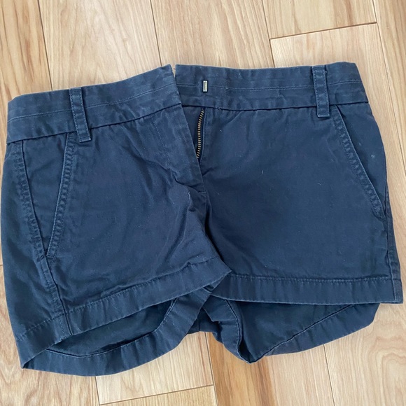 J. Crew Shorts Jcrew Women Navy Cargo Shorts Size Poshmark